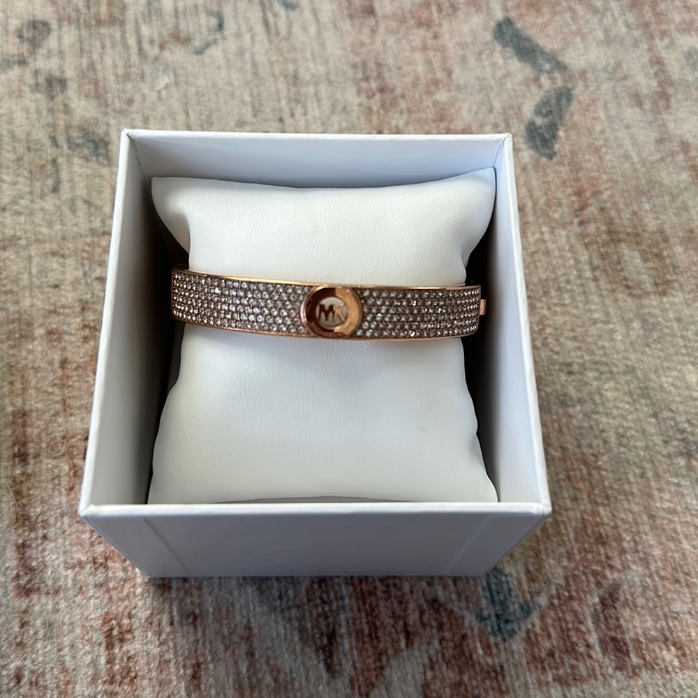 Micheal Kors Pavé Logo Bangle